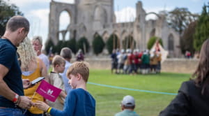 Family event at historic property